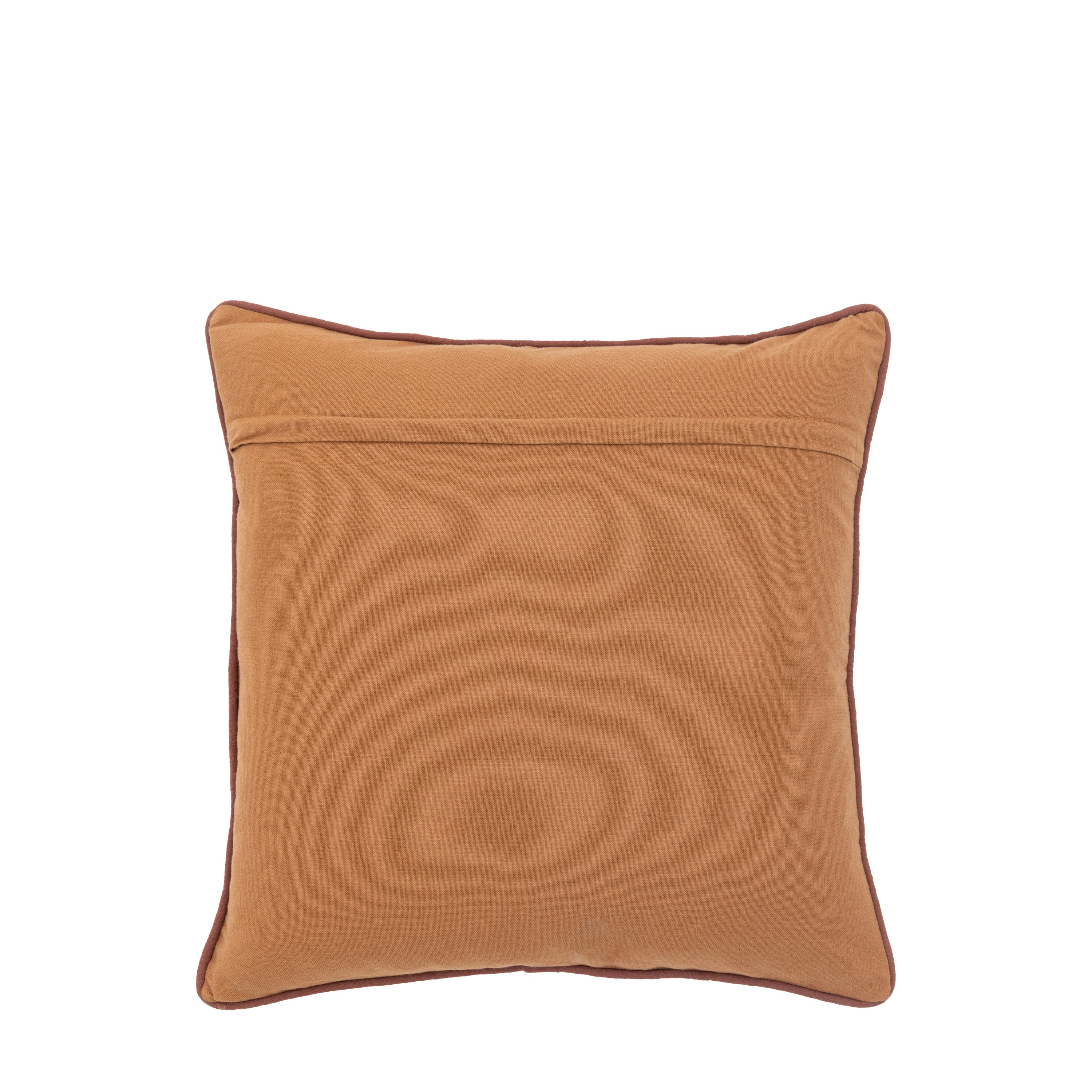 Oskar Applique Apricot & Cream Square Cushion